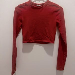 Cotton On long sleeve cropped fitted baby tee